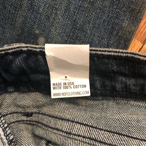 NSF Slim Straight jeans miner wash blue size 25 - Picture 13 of 16